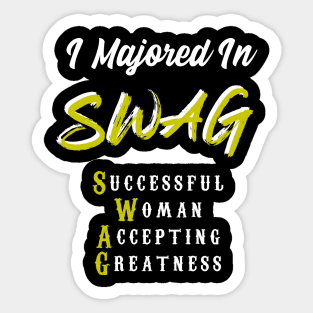 SWAG Women's Rights Sticker